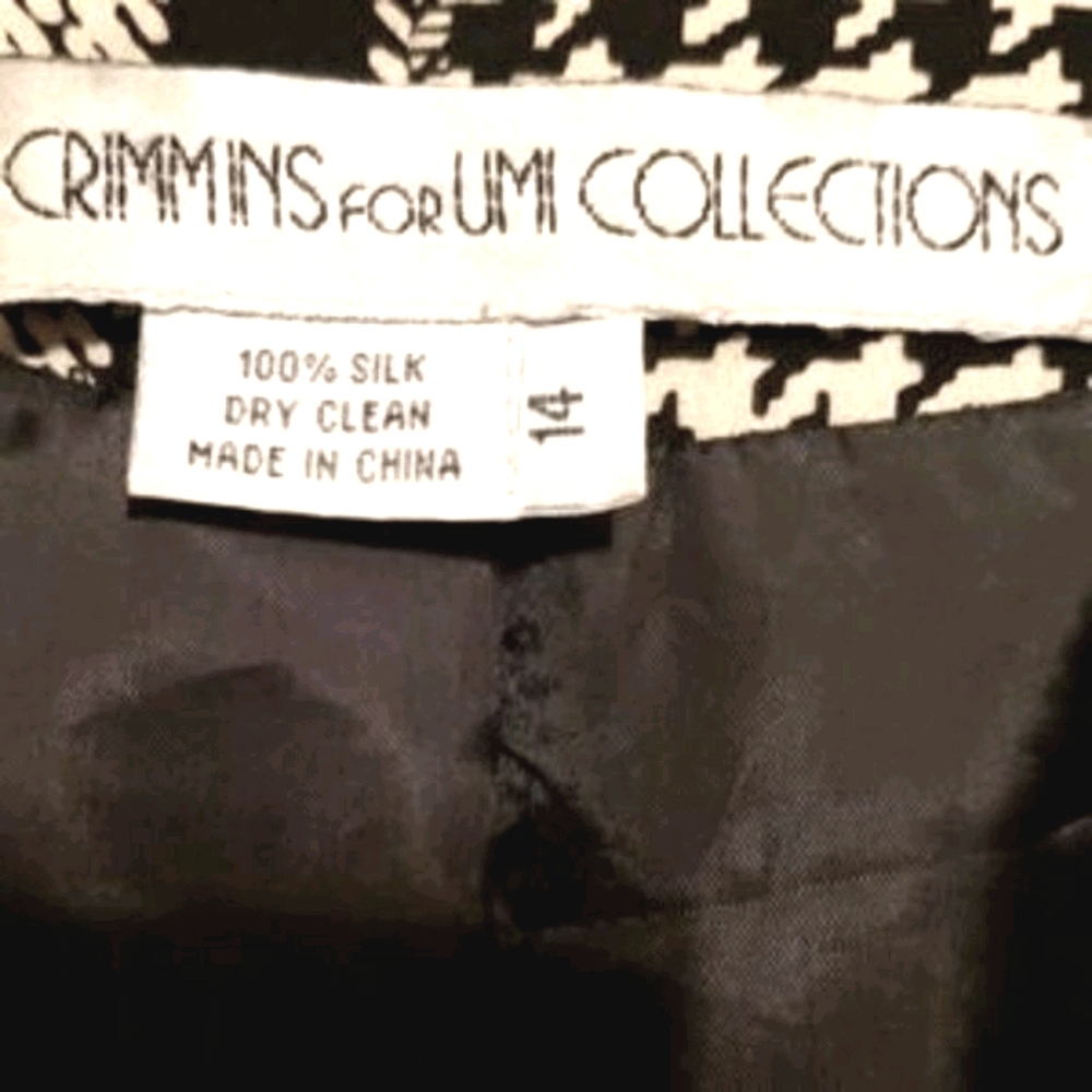 SILK CRIMMINS for UMI COLLECTIONS 2PC SUIT SZ 14 - Picture 5 of 8